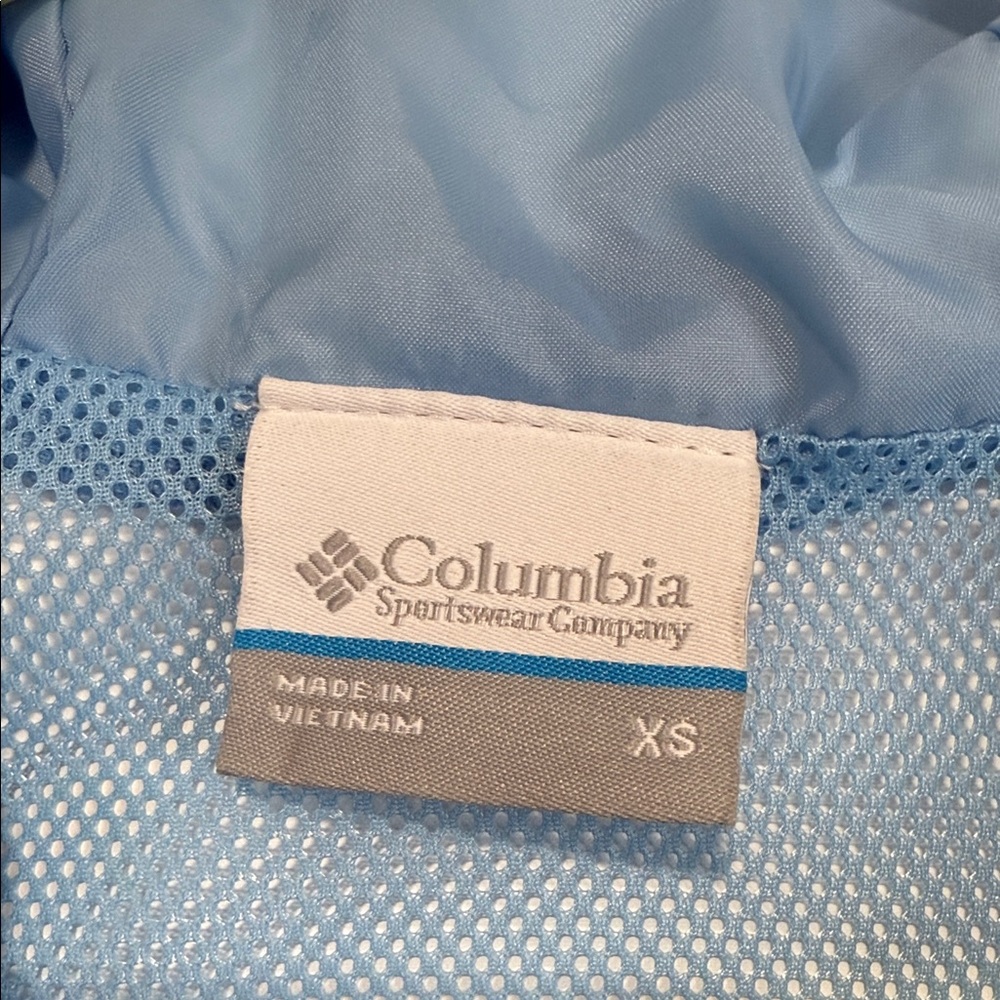 Columbia Women's Light Blue Rain/ Wind jacket - Picture 2 of 6